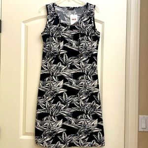 NWT Laura Torelli Sheath dress Women’s M midi Tropical Beach Cruise Vacation